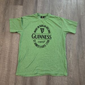 Vintage Official Guinness Beer Merch Graphic Tee Shirt tshirt Size L Dublin
